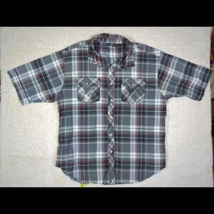 Red Ape Rock A Billy/Cowboy short sleeve shirt size XL